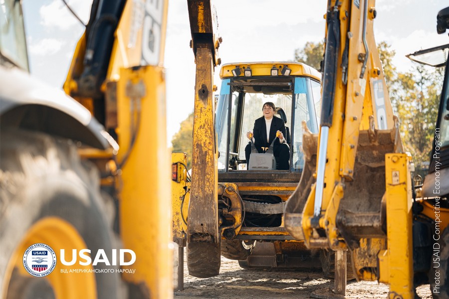 USAID about the first cohort of graduates from the School of Construction Equipment Operators